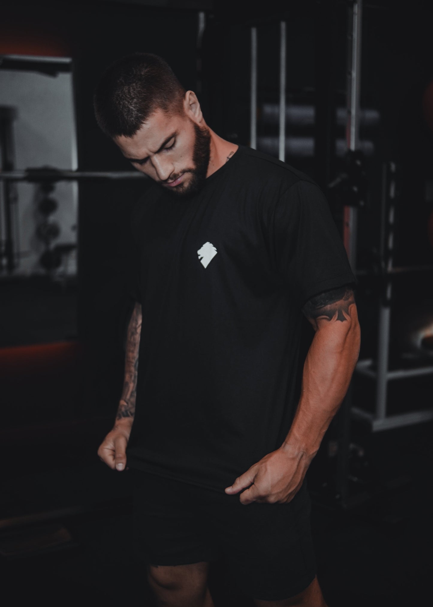 Camiseta Leão Basic Preta