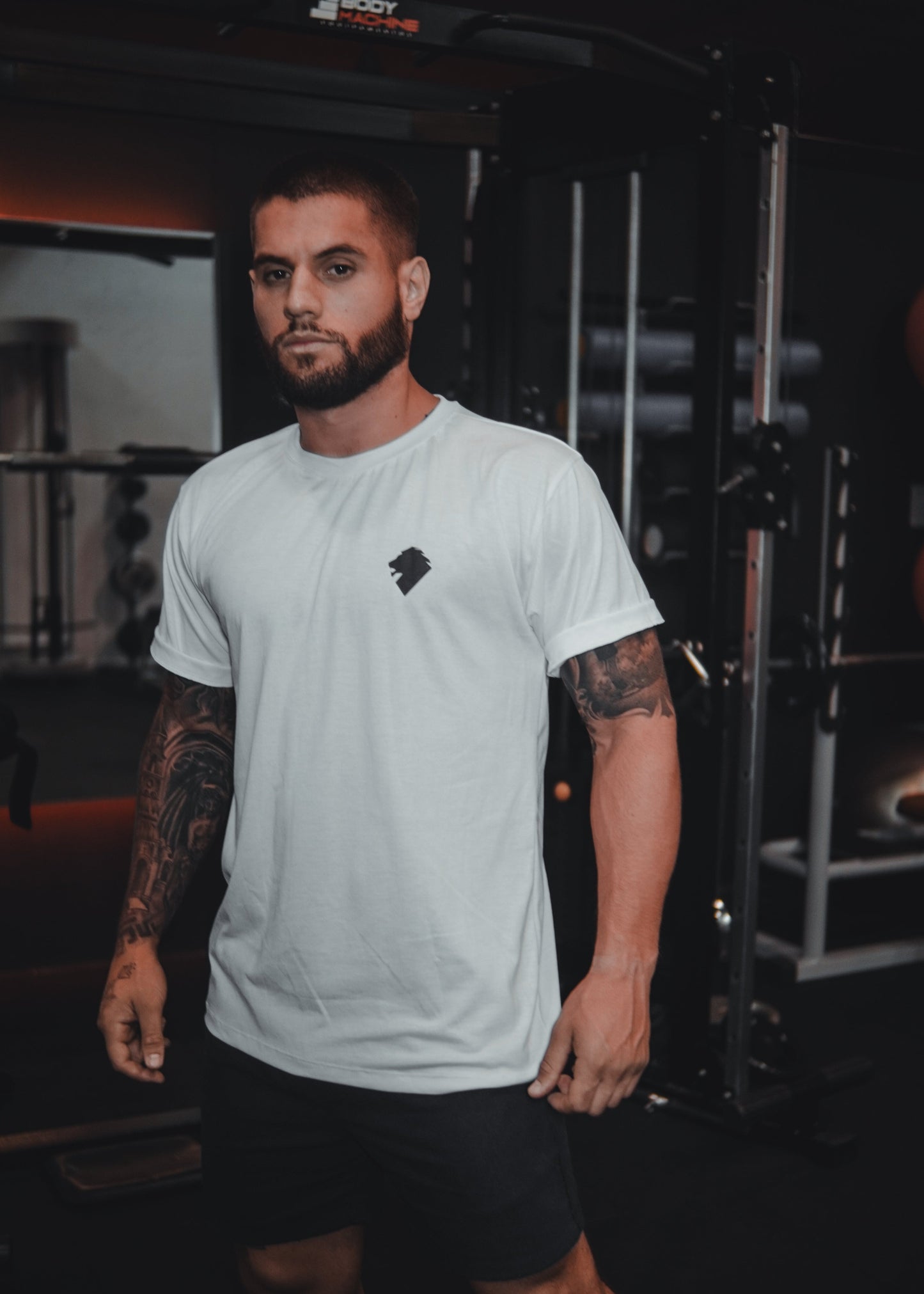 Camiseta Leão Basic Branca