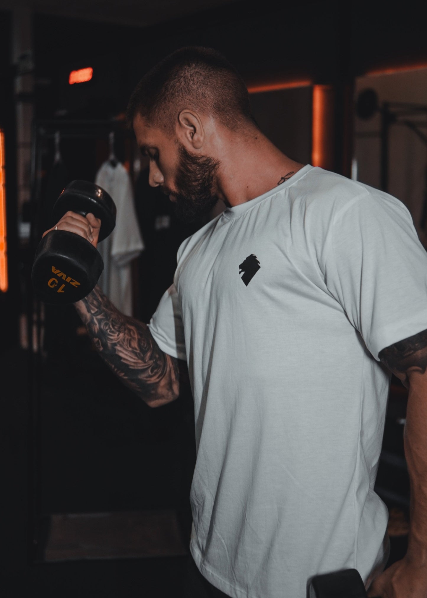 Camiseta Leão Basic Branca