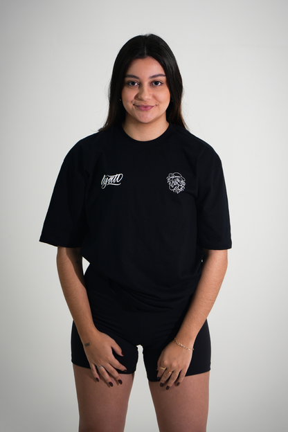 Camiseta Oversized Preta Lisatt x Pereira